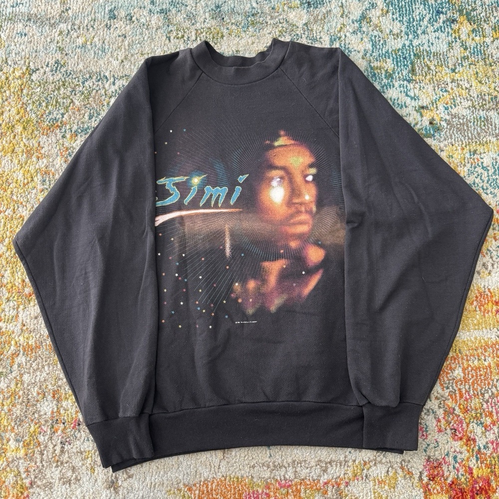Vintage 1980s Jimi Hendrix Graphic Sweatshirt Size XL